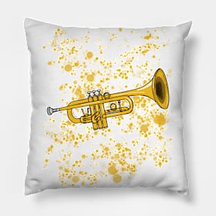 Trumpet Teacher Trumpeter Brass Musician Pillow