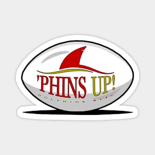 (Redcliffe) Dolphins - 'PHINS UP! (w/Ball) Magnet