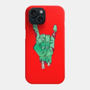 Creepy Rocker Zombie Cartoon Hand Phone Case