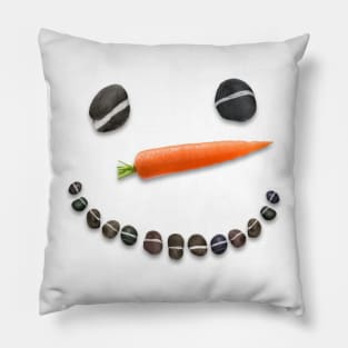 Snowman Face Pillow