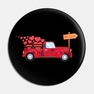 Cute car valentines day Pin