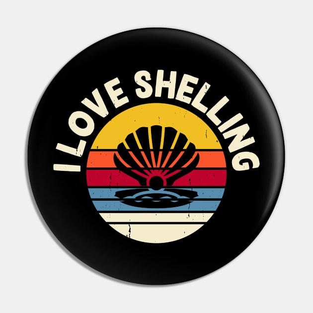 I Love Shelling T Shirt For Women Men Pin by Gocnhotrongtoi