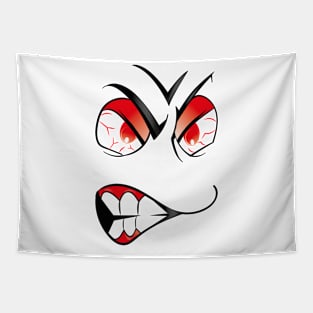 Angry Mask Tapestry