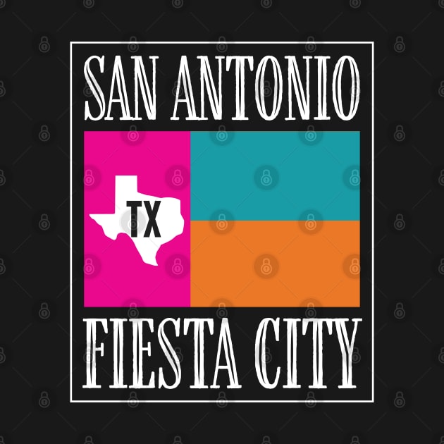 San Antonio TX Fiesta City by TheCraftyDrunkCo