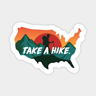 Take a hike. Magnet