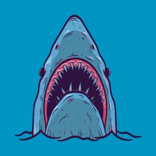 Shark head Design T-shirt STICKERS CASES MUGS WALL ART NOTEBOOKS PILLOWS TOTES TAPESTRIES PINS MAGNETS MASKS T-Shirt