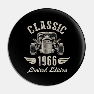 56 Year Old Gift Classic 1966 Limited Edition 56th Birthday Pin