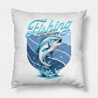 Live, Love, Fish! Pillow