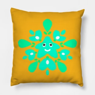 StarBurst Light Green Pillow