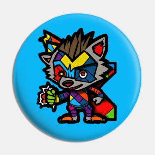 Racoon Lover Pin
