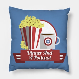 Dinner and a Logo Pillow