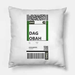 Dagobah Boarding Pass Pillow