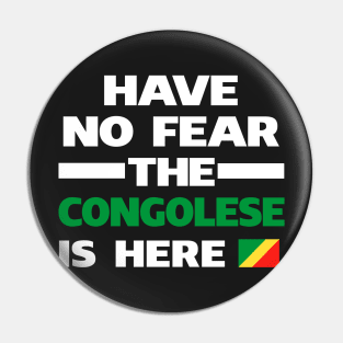 Congolese Here Republic of the Congo Pin