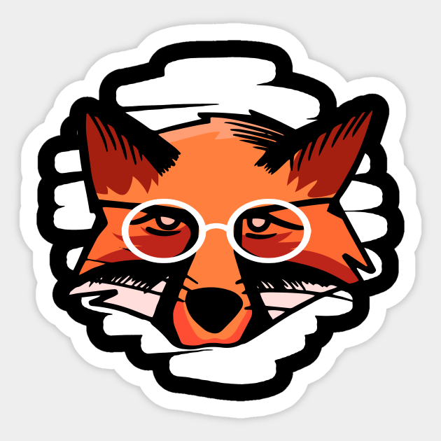 Cooles Wild Fuchs Rotfuchs Fuchse Fan Comic Geschenk Fox Sticker Teepublic