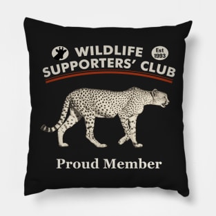 Cheetah on the Prowl Wildlife Supporters' Club Pillow