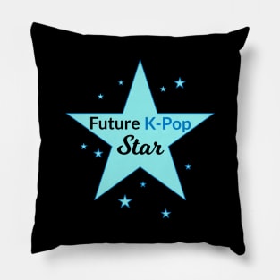 Future K-Pop Star in Blue from WhatTheKpop Pillow