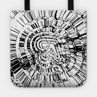 Aphex Twin Collapse EP Album White Design Tote