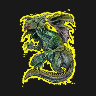 Zombie Fire Dragon T-Shirt