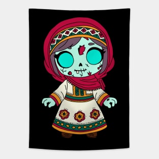 Cute Tajikistani Zombie Tapestry