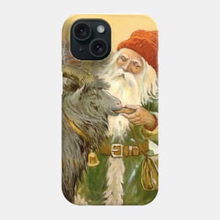 “The Sled Goat” by Jenny Nystrom Phone Case