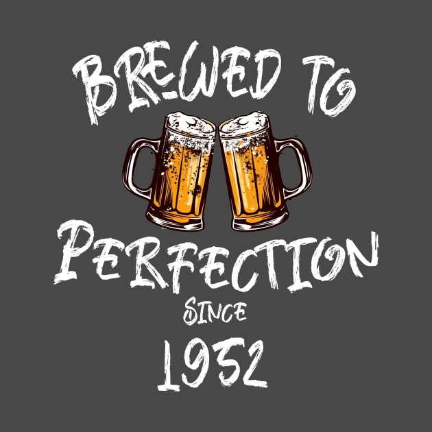 Brewed to Perfection, Personalized Birth Year T-shirt, Birthday Custom Shirt, Birthday Gift, Tee by Alpha Omega Expression