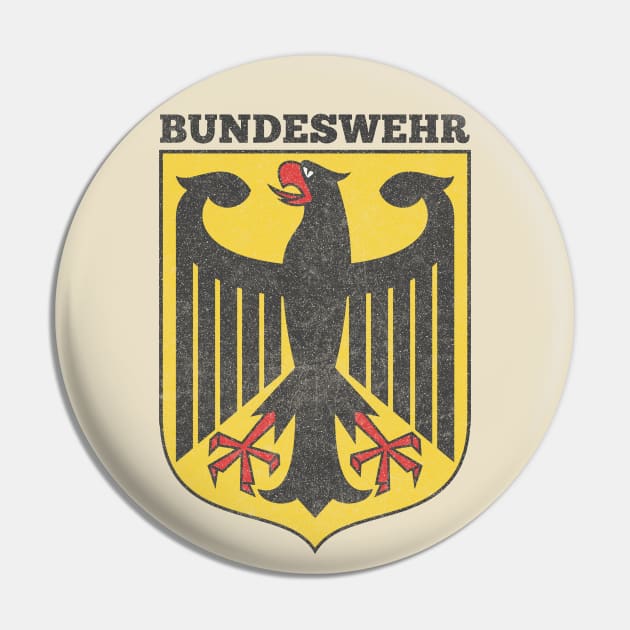 Bundeswehr / Deutsche German Coat Of Arms Faded Design #2 Pin by DankFutura