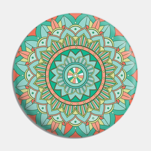 Colorful Mandala, mandala-design, mandala-art, geometric, abstract, mandala and spirituality, colorful, rainbow, mandala pattern, mandala flower patterns, Flower Mandala ,Spirituality Pin by Utopia Shop