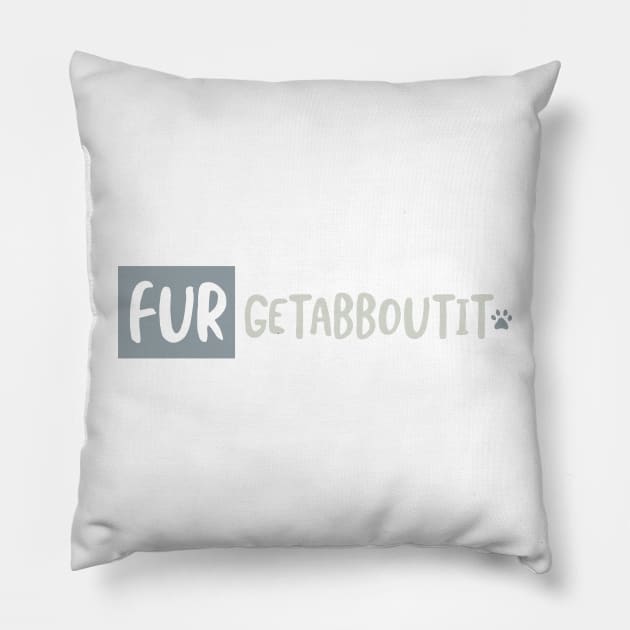 Funny Dog Pun Dog Fur Pillow by whyitsme