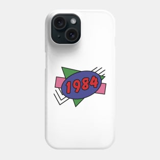 Year 1984 Retro 80s Graphic Phone Case