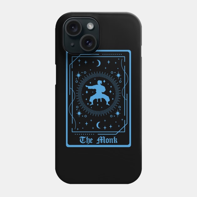 D&D Monk Class Tarot Card Phone Case by Sunburst