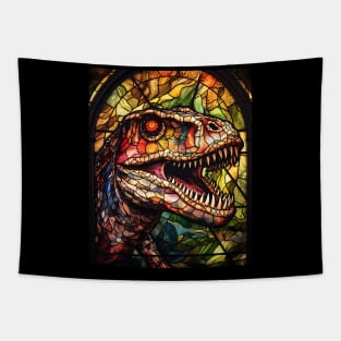 T-Rex dinosaur face Tapestry