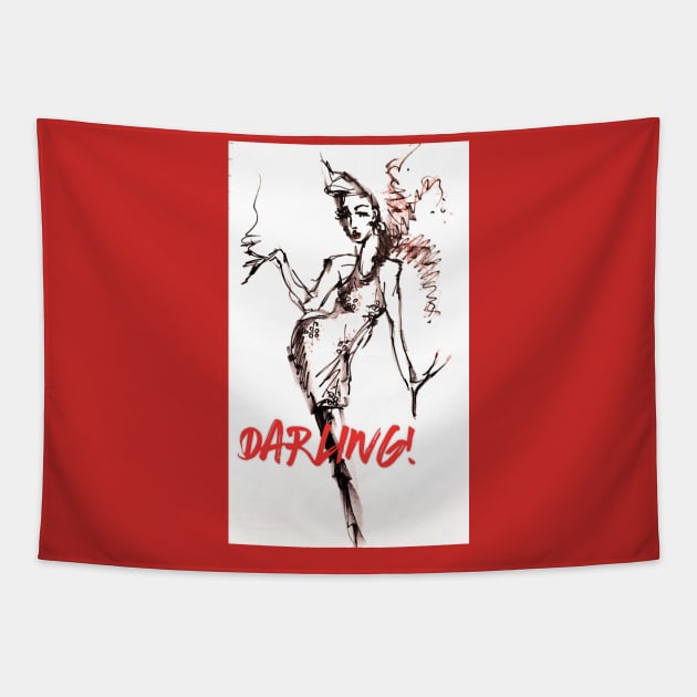 Darling! Tapestry by brightsideart