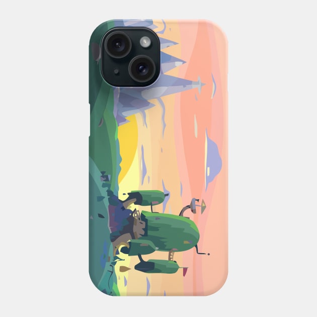 Sunset Time Phone Case by conatron13