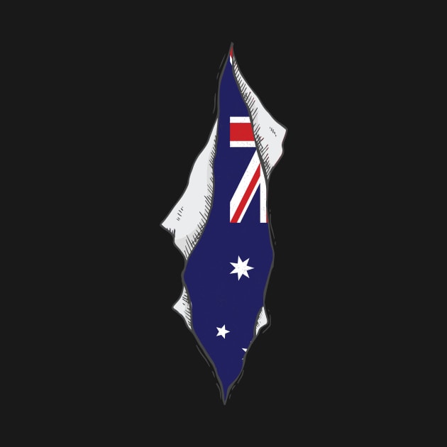 australian flag proud australia by HawaiPlus