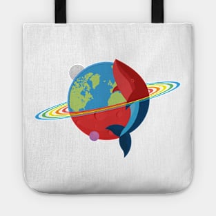 Whale from another planet Tote