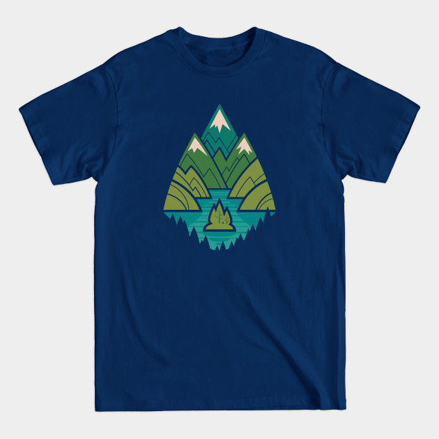 Mountain Lake - Mountains - T-Shirt