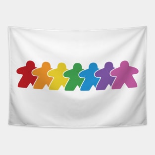 Every Meeple Board Game Pride Tapestry