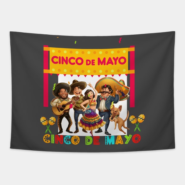 cinco de mayo Tapestry by smailyd