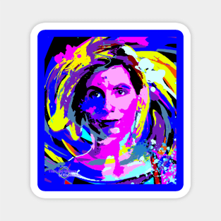 swirl 13th Doctor Magnet