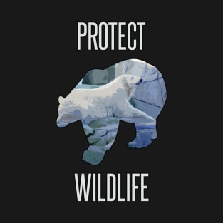 Protect wildlife - polar bear T-Shirt