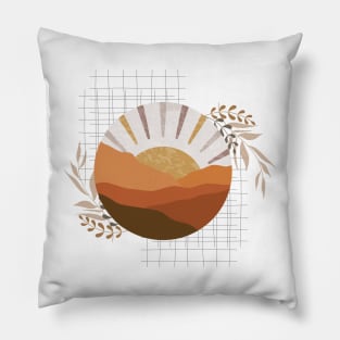 Boho Aesthetic Pillow