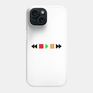 Play, pause, rewind Phone Case