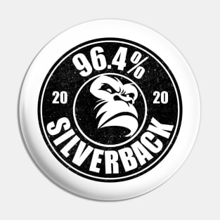 96.4% Silverback gym apparel in circle logo Pin