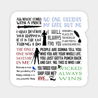 Once Upon a Time Quotes Magnet