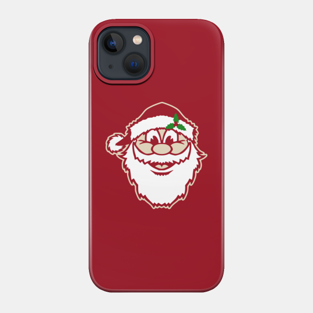 Vintage Christmas Cartoon Santa - Santa Claus - Phone Case