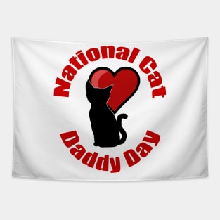 National Cat Daddy Day Tapestry