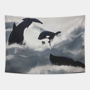 Killer Whales Tapestry