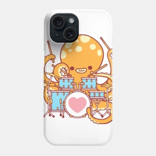 Octopus Drummer Phone Case