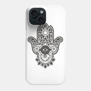 Hamsa Hand illustration Phone Case