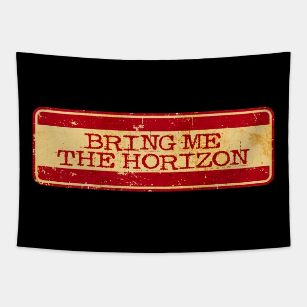 Retro Text - BRING ME THE HORIZON Tapestry by Jurou